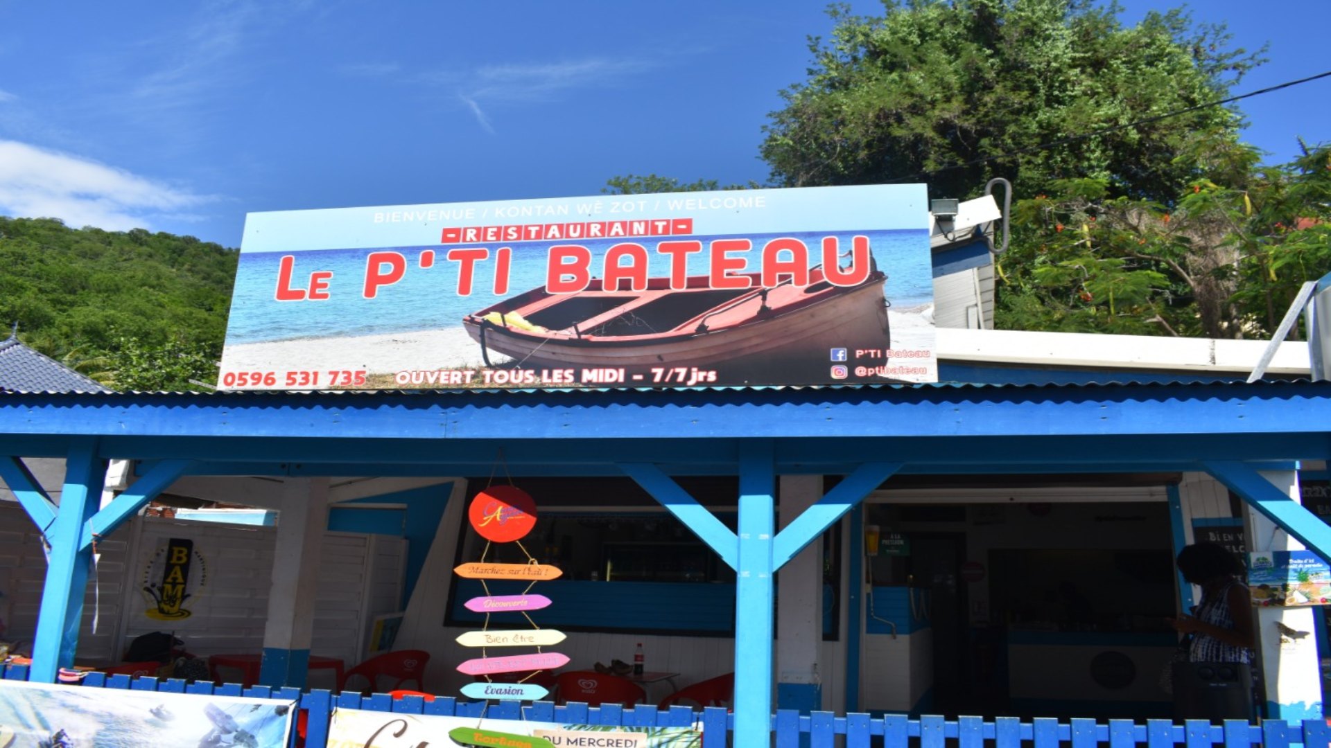 Restaurant le P'ti Bateau - Les Anses d'Arlet