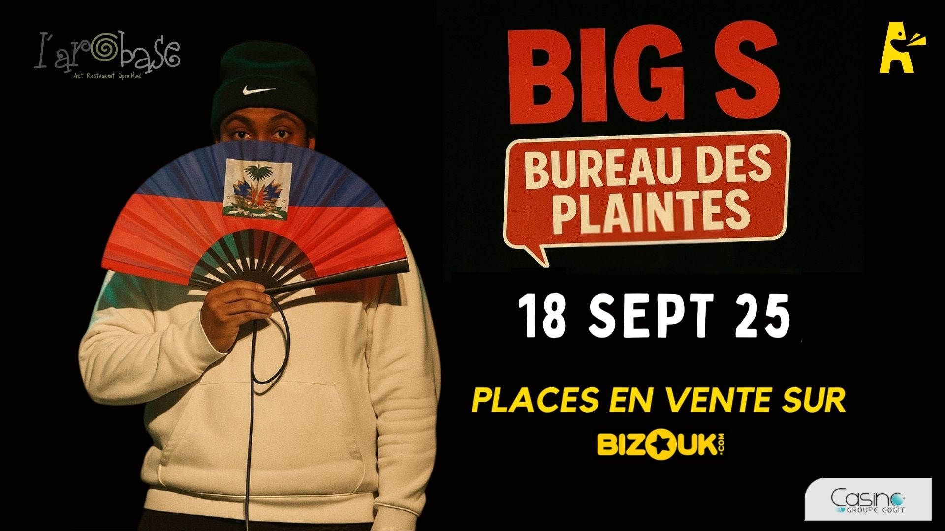Spectacle de BIG S avec Bureau des Plaintes