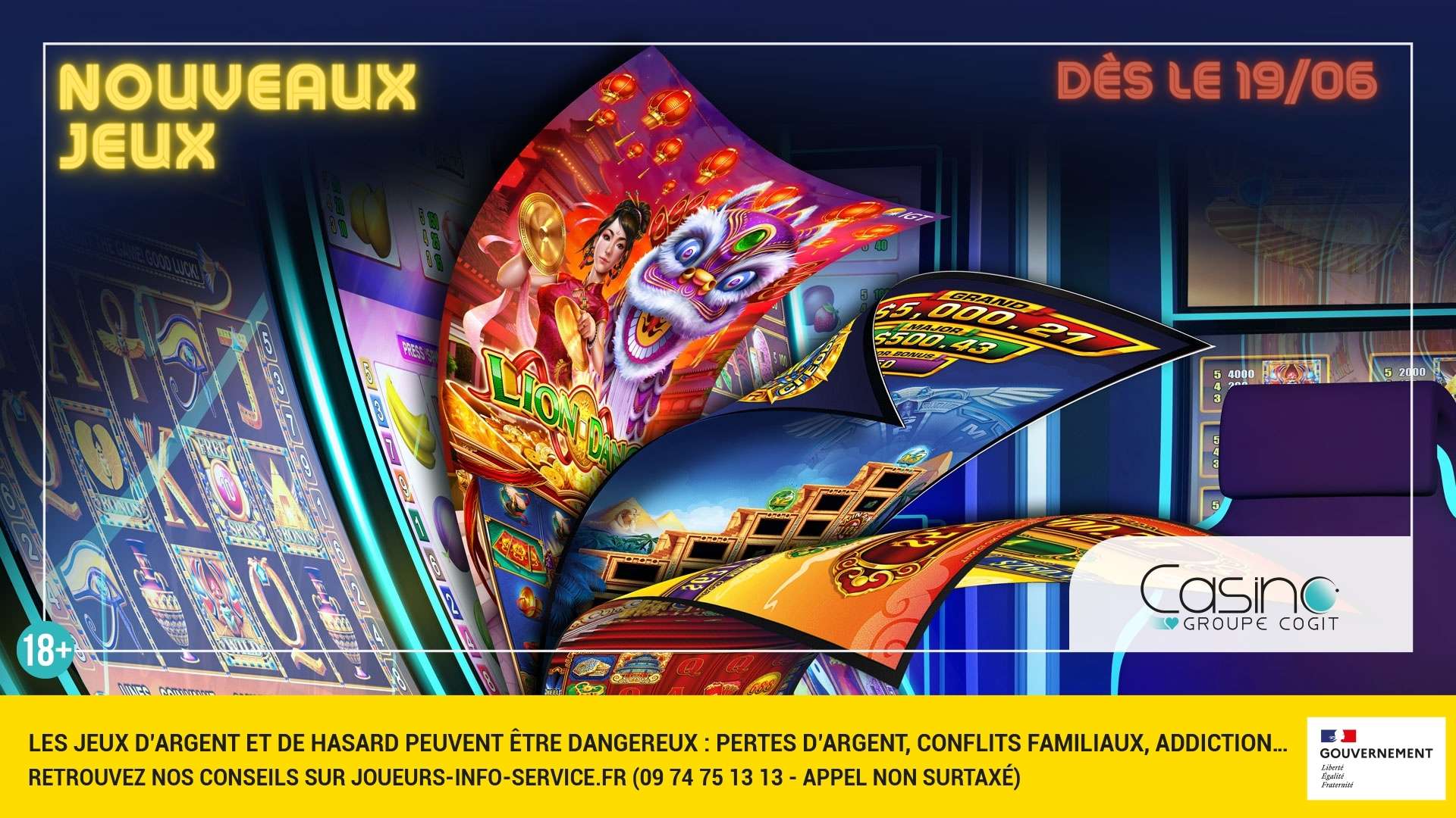 NOUVELLES MACHINES À SOUS